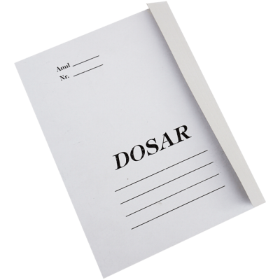 Dosar plic din carton alb 210 x 297 mm